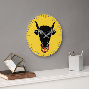 Horloge murale avec drapeau d'Uri, Suisse