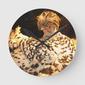 Horloge murale avec la poule de Spitzhauben