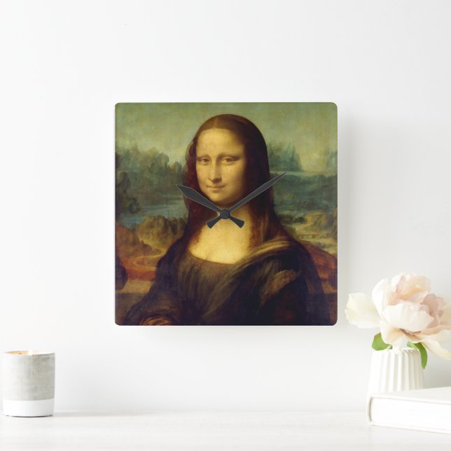 Horloge murale avec Mona Lisa de Da Vinci (Maison)