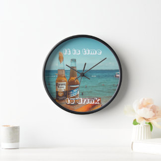 Horloge murale "Beer O'Clock"