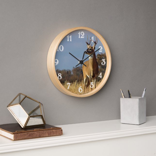 Horloge murale blanche (Bureau)