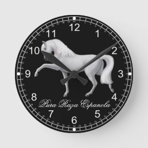 Horloge murale blanche de l'EPR andalouse