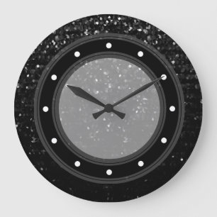 Horloge murale Bling en cristal Strass
