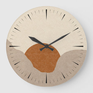 Horloge murale Boho Sun Desert