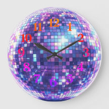 Horloge murale boule disco | Personnalisable