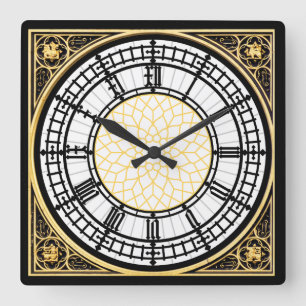 Horloge murale Carré Big Ben