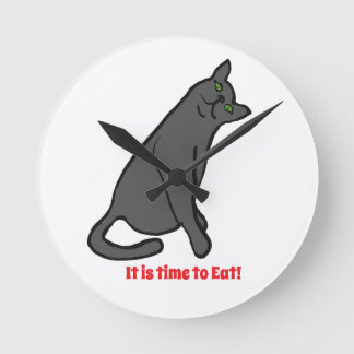 Horloge murale chat