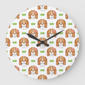 Horloge murale chien Beagle aquarelle mignonne