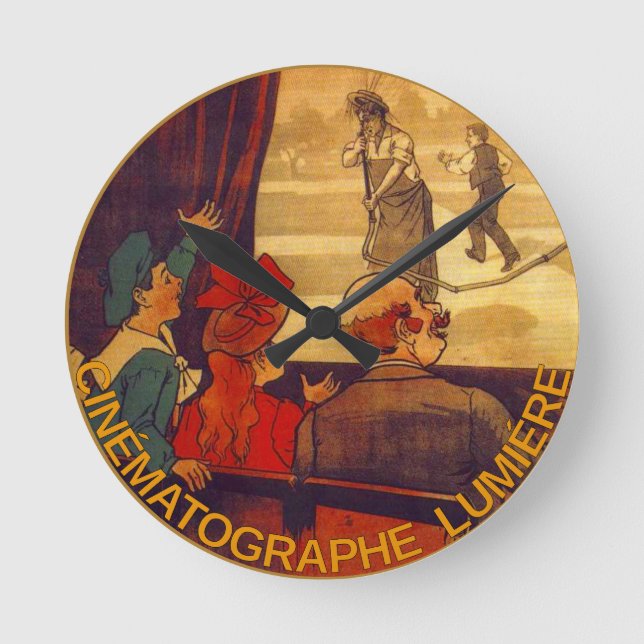 Horloge murale Cinématographe Lumière (Recto)