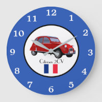 Horloge murale Citroen 2CV