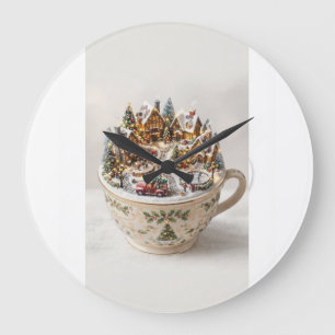 Horloge murale Coffee Ocean – Poisson fantaisiste