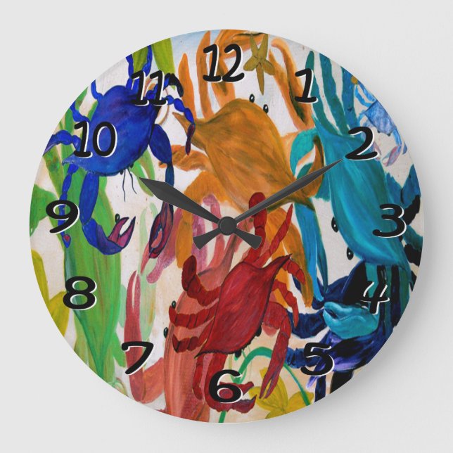 horloge murale crabe (Recto)