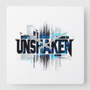 Horloge murale Cyberpunk inébranlable