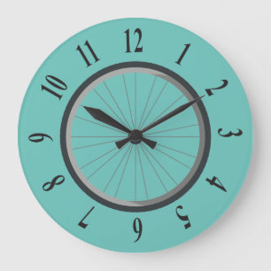 Horloge murale cyclable Pneu de vélo