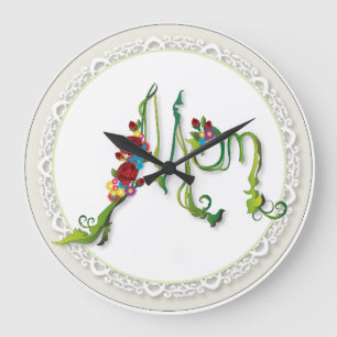 Horloge murale d'acrylique de maman