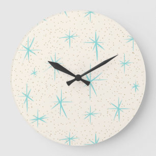 Horloge murale d'acrylique de Starbursts de