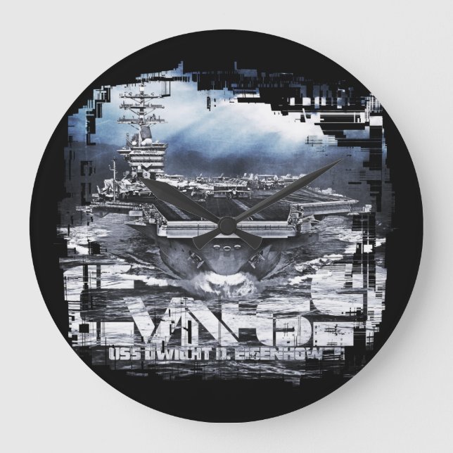 Horloge murale d'acrylique du porte-avions (Recto)