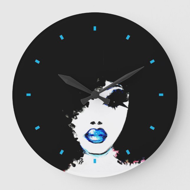Horloge murale d'Afrocentric (Recto)