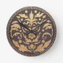 Horloge murale damascène