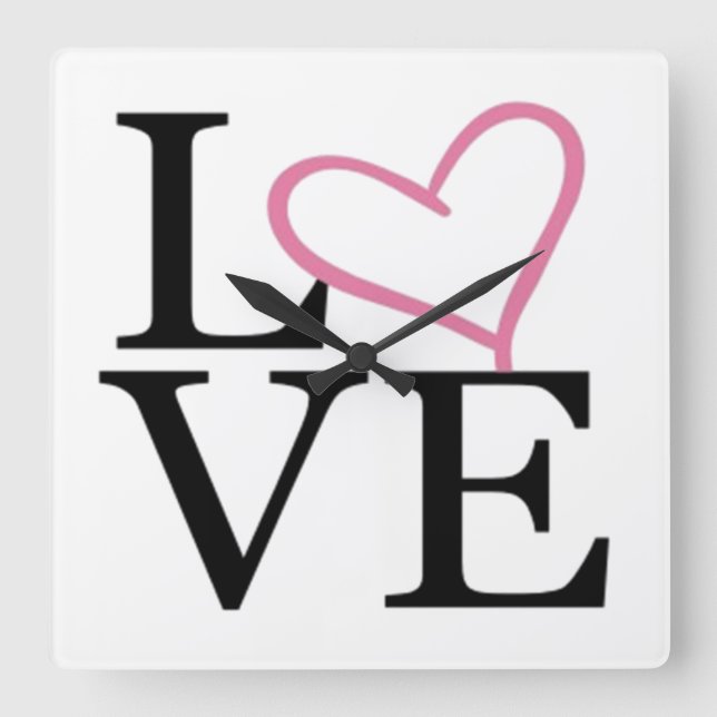 Horloge murale d'amour (Recto)