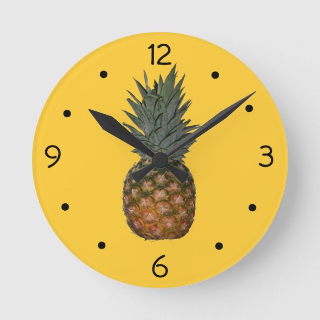 Horloge murale d'ananas (Recto)
