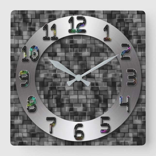 Horloge murale d'art moderne (Recto)