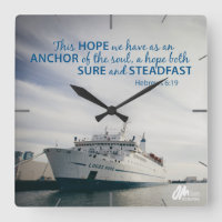 Horloge murale de 6h19 d'Hébreux