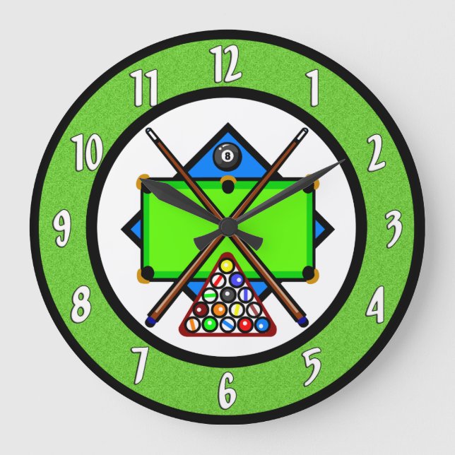 Horloge murale de billards (Recto)