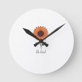 Horloge murale de "bonté fleurit "collection