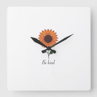 Horloge murale de "bonté fleurit "collection
