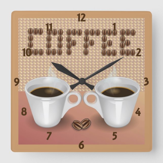 Horloge murale de café (Recto)