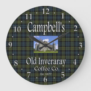 Horloge murale de Campbell's Old Inveraray Coffee
