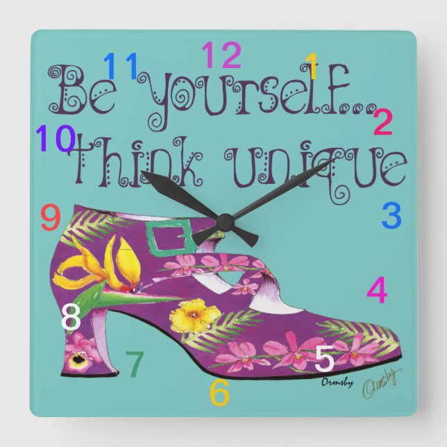 Horloge murale de chaussures (Recto)