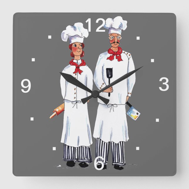 Horloge murale de chefs (Recto)