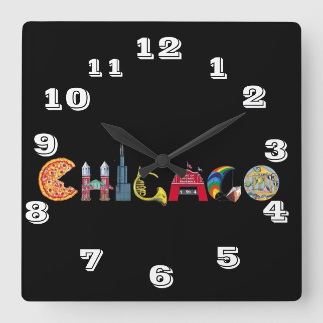 Horloge murale de Chicago (Recto)