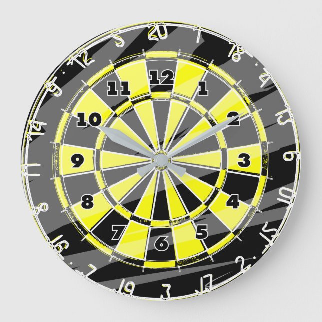 Horloge murale de Cible de flechettes pour les gra (Recto)