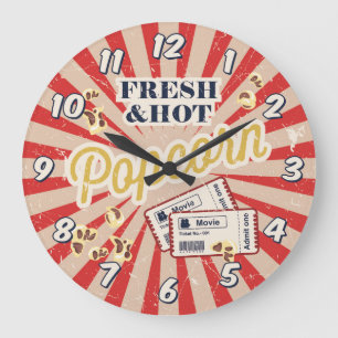 Horloge murale de cinéma de home cinéma