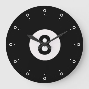 Horloge murale de conception à 8 balles