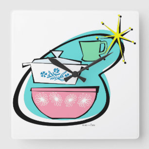 Horloge murale de conception de produits de cuisin