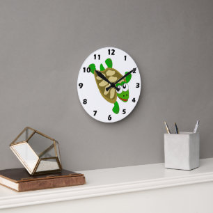Horloge murale de conception de tortue