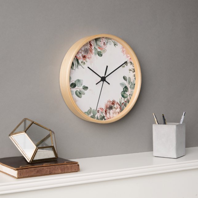 Horloge murale de conception Protea (Bureau)