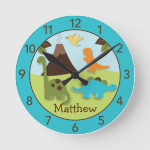 Horloge murale de crèche personnalisée par