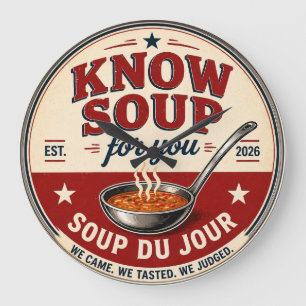 Horloge murale de cuisine KSFY