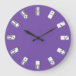 Horloge murale de dominos