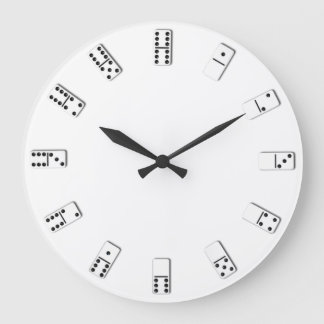 Horloge murale de dominos