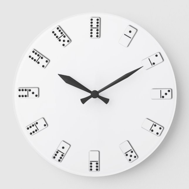 Horloge murale de dominos (Recto)