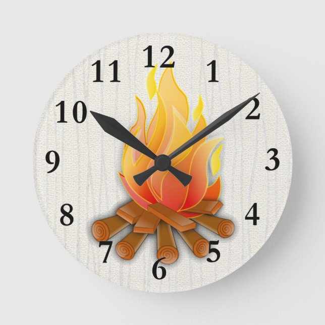 HORLOGE MURALE DE FEU DE CAMP (Recto)