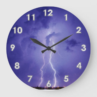 Horloge murale de foudre