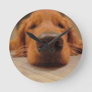 Horloge murale de golden retriever