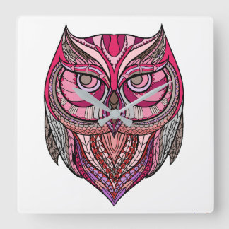 Horloge murale de hibou